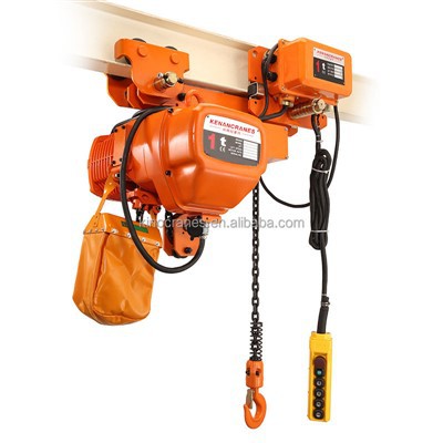 Teclyn codi Cadwyn Drydan 1 Tunnell